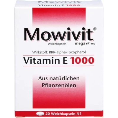 Abbildung von Mowivit Vitamin E 1000 Kapseln 20 St