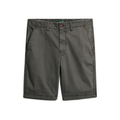 Abbildung von Superdry Officer Shorts, Herren, Größe: 30, Washed grey
