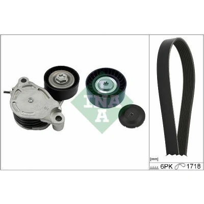 Abbildung von INA 529 0516 10 Keilrippenriemensatz Generatorfreilauf prüfen und ggf. erneuern BMW: 2 Gran Tourer, X1, Active MINI: Schrägheck, Clubman