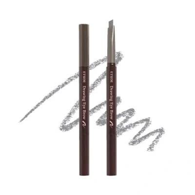 Abbildung von Etude House Drawing Eye Brow 0,25 g #5 Grau 21AD Langanhaltender Augenbrauenstift Augenbrauen Make up im natürlichen täglichen Look mit weicher Textur K beauty