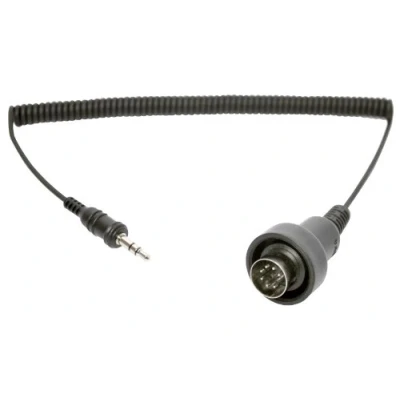 Abbildung von 3.5mm Stereo Jack to 7 pin DIN Kabel für Harley Davidson Ultra Classic ab Baujahr 1998