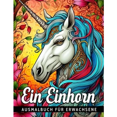 Abbildung von Einhorn Malbuch für Erwachsene: Holen Sie sich die Geschenke Erwachsene mit diesen verzauberten Fantasy Ausmalbildern, perfekt Geburtstage, Wichtelgeschenke und Entspannung.