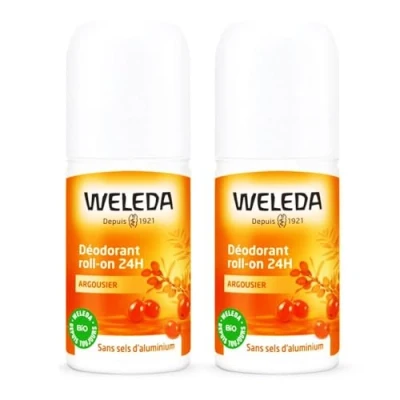 Abbildung von Weleda Sanddorn Deodorant Roll on 24H, 2 x 50 ml