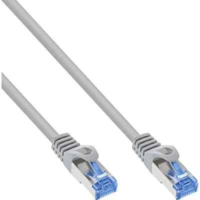 Abbildung von InLine® Patchkabel, Cat.6A, S/FTP, TPE flexibel, grau, 7,5m