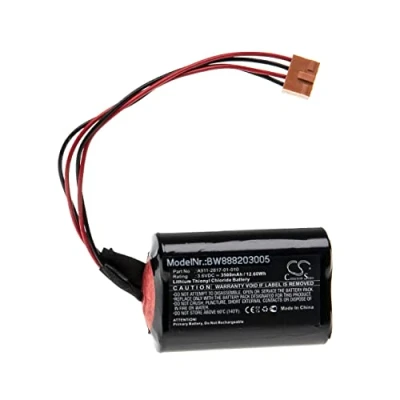 Abbildung von vhbw Batterie Ersatz für Okuma A9112817, A911 2817, 2817 01 010 CNC System, Maschine (3500mAh, 3,6V, Li SOCl2)