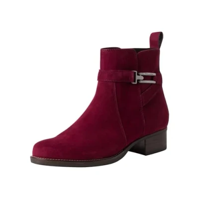 Abbildung von Tamaris Stiefelette, Blockabsatz, Businessschuh mit praktischem Innenreißverschluss