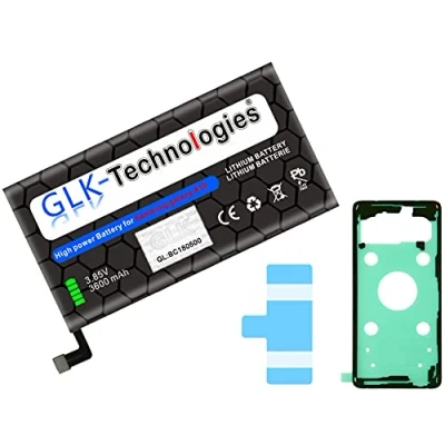 Abbildung von Power Ersatzakku kompatibel mit Samsung Galaxy S10 G973F EB BG973ABU Original GLK Technologies Battery accu 3600 mAh Akku inkl. 2X Klebebandsätze
