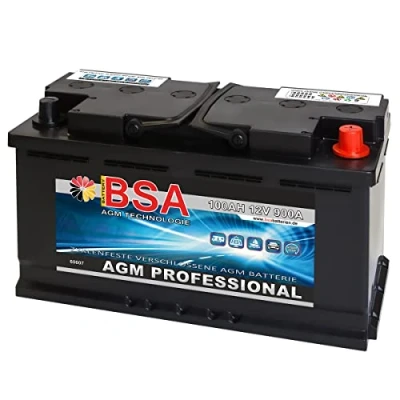 Abbildung von Solar Batterie 100AH 12V AGM Gel Versorgungsbatterie Wohnmobil Boot Akku