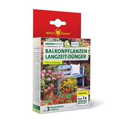 Abbildung von WOLF Garten Energy Depot Balkon Langzeitdünger ED BK 0,32 (für ca. 3 Blumenkästen/Jahr); 3876003