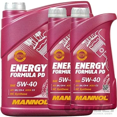 Abbildung von 5 + 2 (7 LITER), MANNOL FORMULA PD 5W 40 229.31 PUMPE DÜSE MOTORÖL HAHN SCHLAUCH