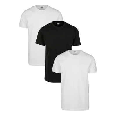 Abbildung von Urban Classics 3 PACK Tshirt basic, Herren, Größe: XXL, White/white/black