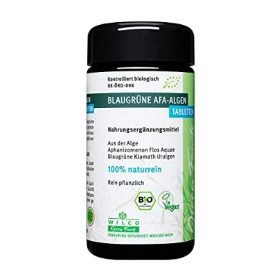 Abbildung von AFA ALGE 400 mg blaugrün Tabletten Glas 150 St