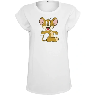 Abbildung von Merchcode TOM &amp; Jerry Tshirt print, Damen, Größe: XL, White