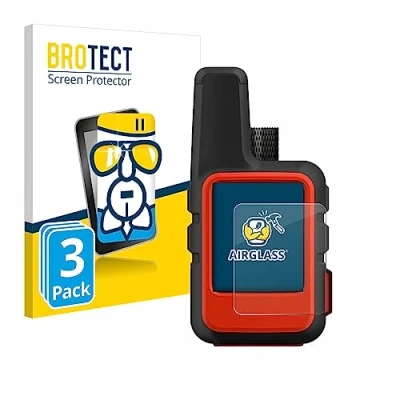 Abbildung von BROTECT Schutzglas für Garmin inReach Mini (3 Stück) Schutzfolie Panzer Folie Glas [Extrem Kratzfest 9H, Anti Fingerprint, Ultra Transparent]