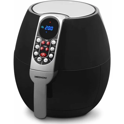 Abbildung von Medion Heißluftfritteuse &quot;MD17320&quot;, 1500 W, 8 praktische Automatikprogramme