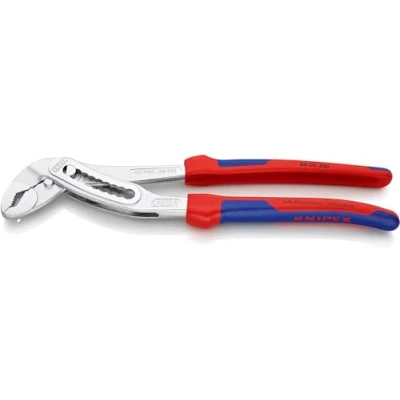 Abbildung von KNIPEX Alligator Wasserpumpenzange mit Mehrkomponenten Hüllen verchromt 300 mm 88 05