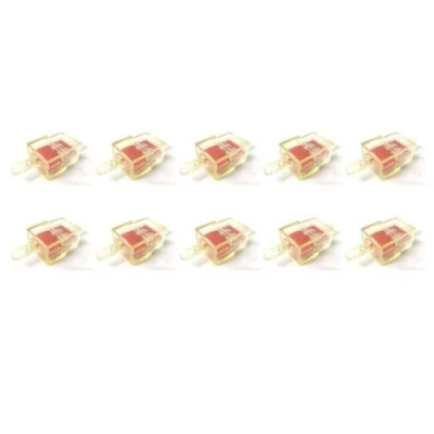 Abbildung von 10x Universal 7mm Benzinfilter Kraftstofffilter Eckig Roller Scooter Mofa Moped Mokick