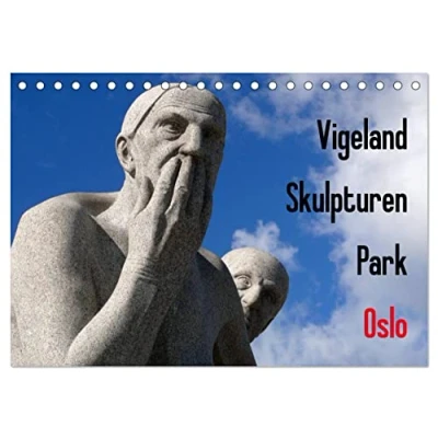 Abbildung von Vigeland Skulpturen Park Oslo (Tischkalender 2025 DIN A5 quer), CALVENDO Monatskalender