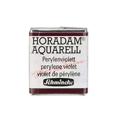 Abbildung von Schmincke HORADAM® AQUARELL feinste Künstler Aquarellfarben, 371 Perylenviolett, 14 044, 1/2 Näpfchen