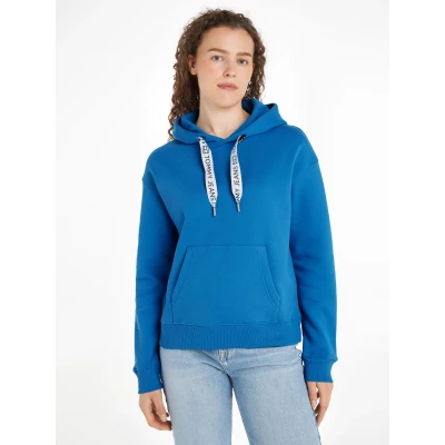 Abbildung von Tommy Jeans Kapuzensweatshirt &quot;TJW BXY LOGO DRAWCORD HOODIE EXT&quot;, mit Kängurutasche