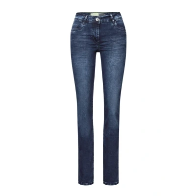 Abbildung von Cecil Jeans Slim Fit, Damen, Größe: 26x28, Blau