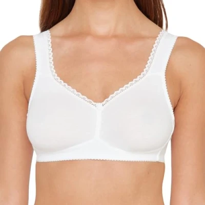 Abbildung von Susa Organic OHNE BÜGEL Triangel BH, Damen, Größe: 95C, Weiß