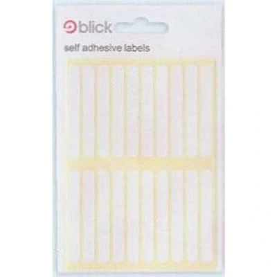 Abbildung von Blick White Aufkleber 6mm x 50mm (140 Aufkleber)