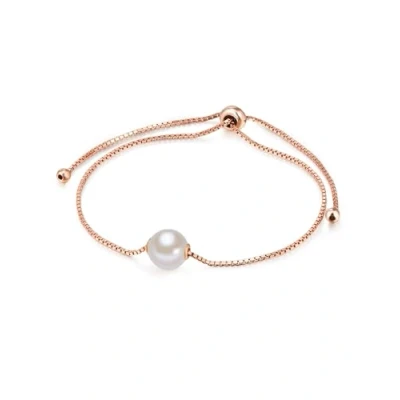 Abbildung von Valero Pearls SÜßWASSER Zuchtperle Armband Rose goldcoloured, Damen, Größe: One Size, gold coloured