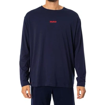 Abbildung von BOSS Men Linked LS Shirt Dark Blue405, S