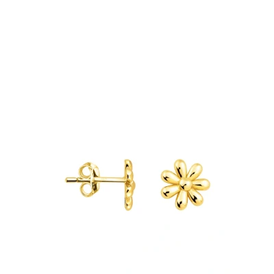 Abbildung von SOFIA MILANI Damen Ohrringe 925 Silber vergoldet/golden Blumen Ohrstecker E2587