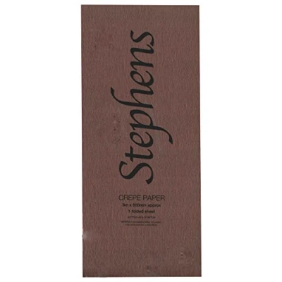 Abbildung von Stephens 3 x 500 mm Krepppapier Braun