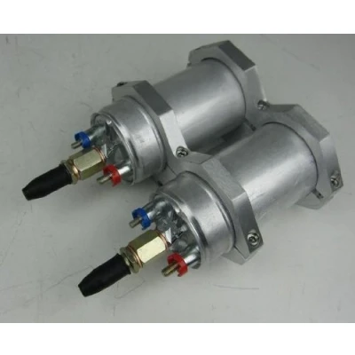 Abbildung von Halter für 2 Benzinpumpe Kraftstoffpumpe Befestigung x 044 Motorsport 60mm