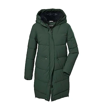 Abbildung von killtec Damen Steppparka/Parka in Daunenoptik mit Kapuze KOW 16 WMN QLTD PRK, dunkelgrün, 42, 39697 000