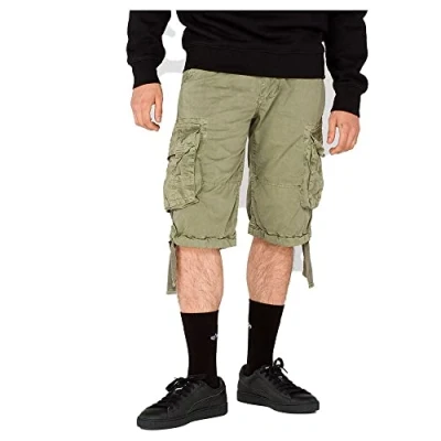 Abbildung von Alpha Industries JET Shorts, Herren, Größe: 38, Light olive