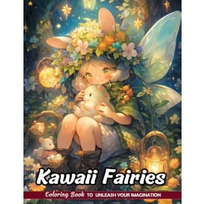 Abbildung von Kawaii Fairies Coloring Book: Adorable Sprites for Cute Art Enthusiasts