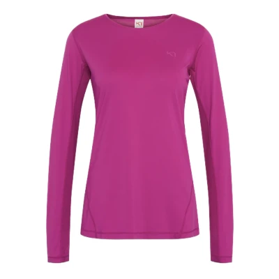 Abbildung von Kari Traa NORA Langarmshirt, Damen, Größe: Large, Fucha