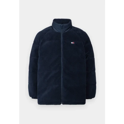 Abbildung von Tommy Jeans Puffer Winterjacke, Herren, Größe: Small, Dark night navy