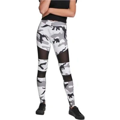 Abbildung von Urban Classics TECH Leggings Hosen, Damen, Größe: 5XL, Snowcamo