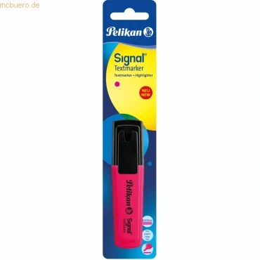 Abbildung von Pelikan Textmarker Signal Leuchtpink, 1 Stück auf Blisterkarte