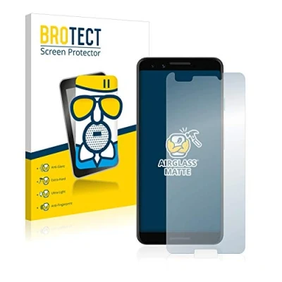 Abbildung von BROTECT Entspiegelungs Schutzglas für Google Pixel 3 Schutz Folie Panzerfolie Glas Matt [Extrem Kratzfest 9H, Anti Reflex, Fingerprint]