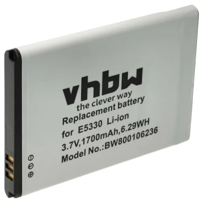 Abbildung von vhbw 1x Akku Ersatz für Huawei HB554666RAW, HB5F2H Router Modem Hotspots (1700 mAh, 3,7 V, Li Ion)