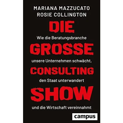 Abbildung von die große Consulting Show: Wie Beratungsbranche unsere Unternehmen schwächt, den Staat unterwandert und Wirtschaft vereinnahmt