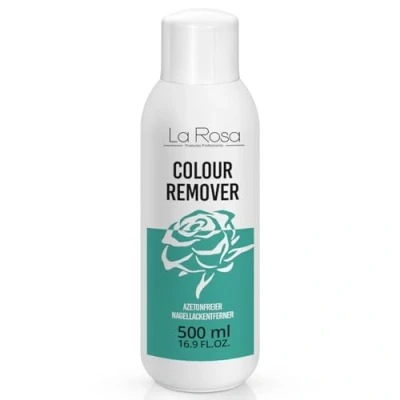 Abbildung von LaRosa Nagellackentferner ohne Aceton 500ml, Acetonfrei Nagellack Entferner COLOUR remover LIQUID Acetone free nail polish