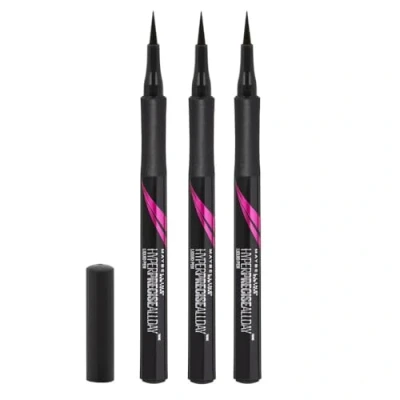 Abbildung von 3x Maybelline Hyper Precise Allday Liner Black