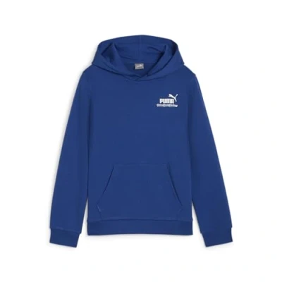 Abbildung von Puma Hoodie Unisex Kapuzenpullover für Kinder, Größe: 128, Blue