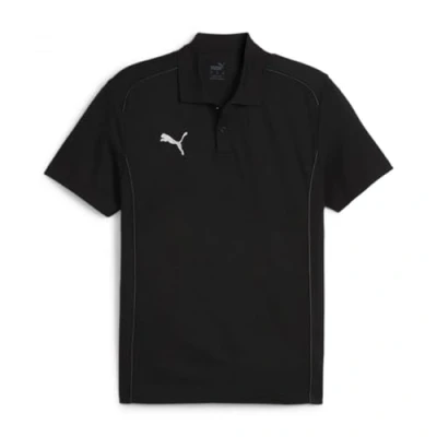 Abbildung von puma Unisex Teamfinale Casuals Jr Polo, Black Silver, 116 EU