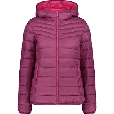Abbildung von CMP Damenjacke mit fester Kapuze, Amaranth, D36