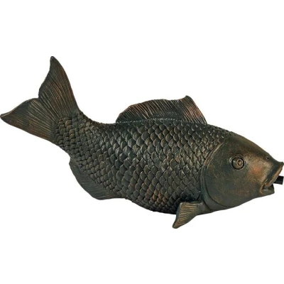 Abbildung von Ubbink Wasserspeier &quot;Fisch XL&quot;, BxLxH: 14x35x19 cm
