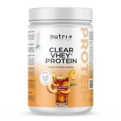Abbildung von nutri+ Clear Vhey Protein Pulver Ice Tea Peach 400 g