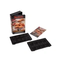 Abbildung von Tefal Waffelplatten Mini Madeleine Set XA801512, (2 St), 2x Bleche Snack Collection für Waffeleisen